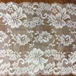 18cm 2017 New Fashion Lace Border Strench Lace Edge in Black/Ivory color