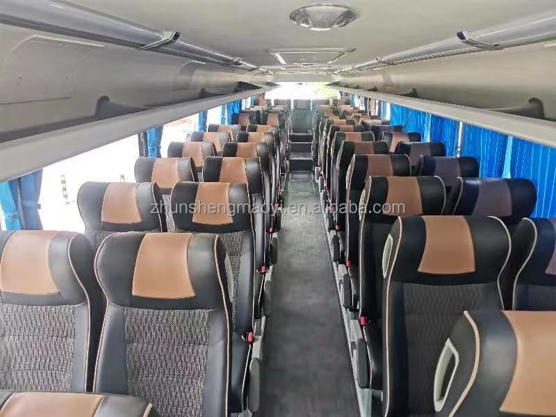 Left Hand Driver Diesel ZK6122 Bus with Manual Transmission 4 Emission Standard