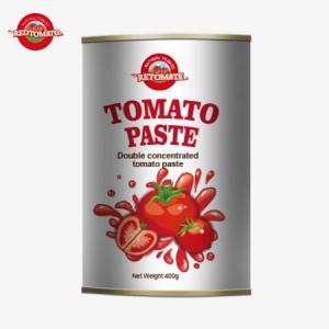 China Production Standards Certified By ISO Guidelines 400g Canned Tomato Paste factory