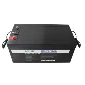 China 2560Wh 12V LiFePO4 Battery 12.8V 200Ah Lithium Ion Battery Pack factory