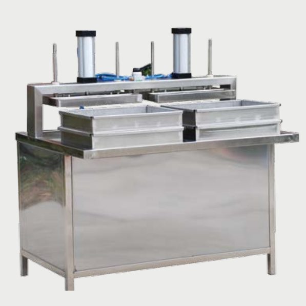 Fresh Soybeans Tofu Four-station Pneumatic Forming Machine with and Small Size Design