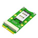 Laptop WWAN LTE Mini PCI-E Adapter With SIM Card Slot