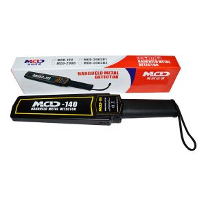 High Sensitivity Black Metal Detector Handheld Continuous Operation 40h