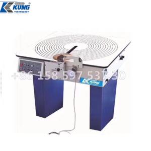 China Circular Plastic Sole Injection Molding Machine For Leather Strap factory
