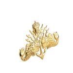 Die Struck Police Officer Lapel Pins Pewter Steel Copper Material