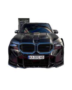 China XM Bmw Wide Body Kit Carbon Fiber Front Lip Spoiler Black Bmw Side Skirt Wheel Arch factory