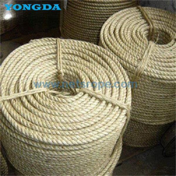 Heavy Duty GBT15029-2009 4-Strand White Sisal Ropes For Tough Jobs