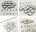 Monocrystaline Uncut CVD Lab Grown Diamonds 3x3x1.5mm Brownish Color