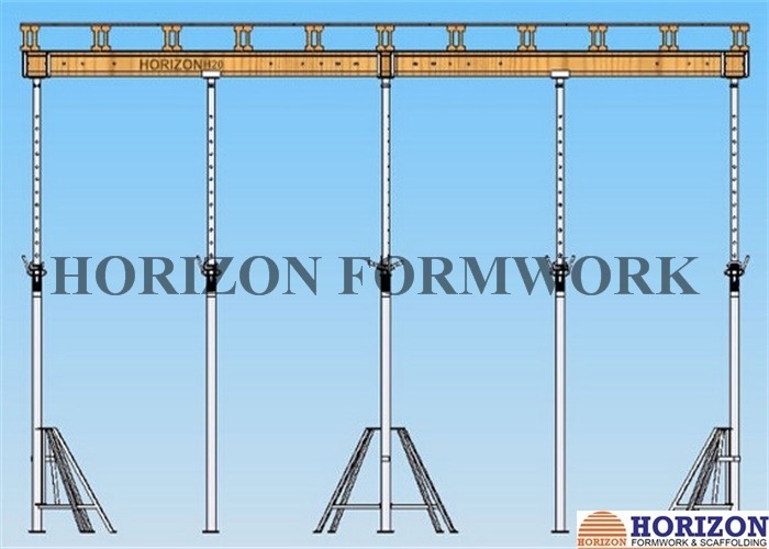 Q235 Steel Pipe Foldable Tripod Q235 Steel 700/900mm Height Holding Steel Props