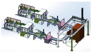 China Automatic Canned Food Production and Packaging Line, 20 Boxes/Min factory