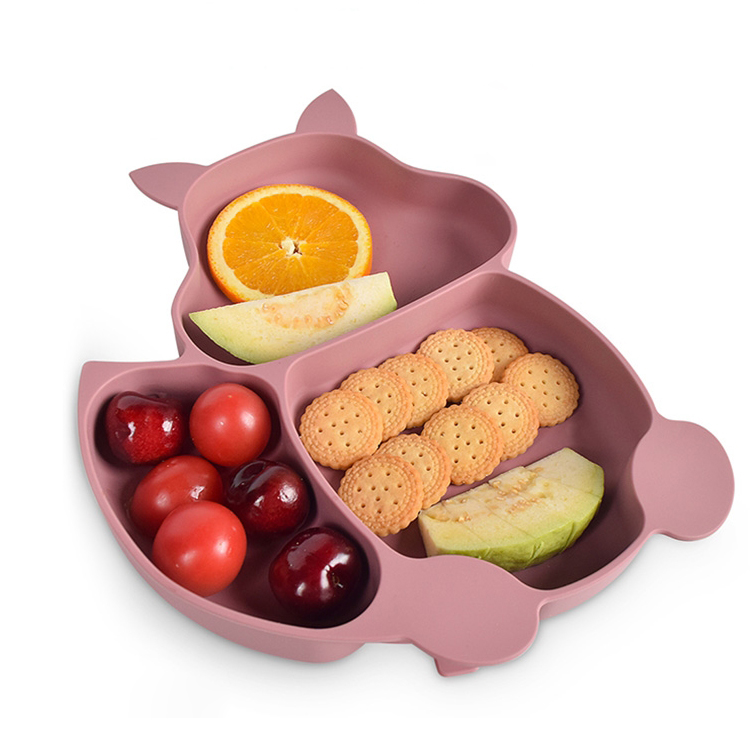 Fox Shape Foldable Silicone Bowl Non Toxic Bpa Free Customized With Spoon
