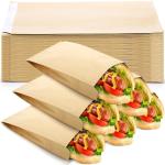 Paper Type Kraft Paper Customized Size Bbq Food Bag With Aluminum Foil
