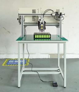 China DC Gantry Battery Cell Spot Welder , Lithium Cylindrical Battery Pack Welder factory