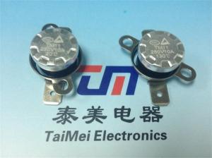 China KSD-166 Bimetallic Thermostat Temperature Cut Off Switch Normally Open Home Appliances Termostato factory