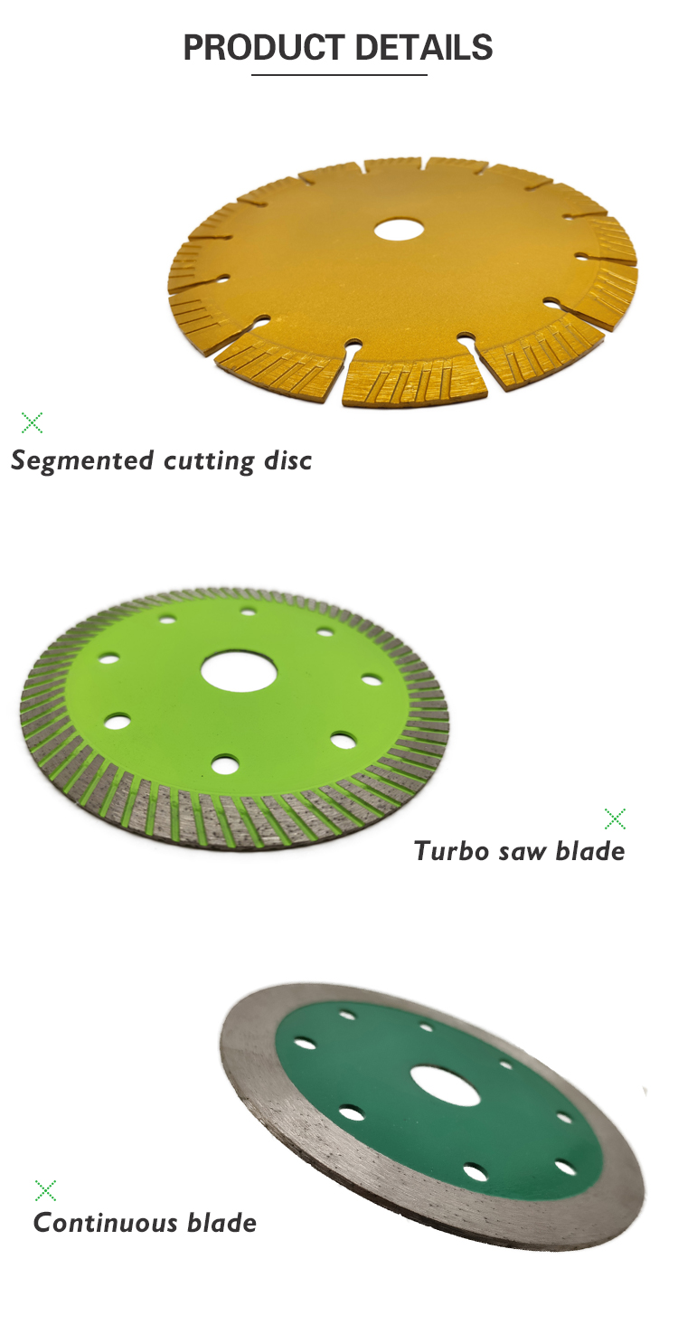 High Speed Steel and Diamond Blade Customized Cutter Disc for Cutting Brick Concrete Stone