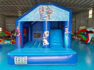 China Ice Princess Themed Commercial Inflatable Combos Princess Bouncy Castle 3.6x3x3m factory