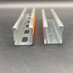 Strengthen Strut Channel Zinc Plated 41x41 41x21 Perforated Unitrut channel with
