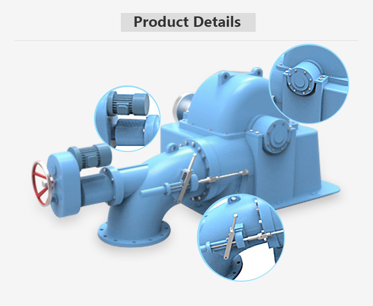 Micro 200kw Turgo Turbine Generator 15m-300m Water Head For Hydro Power Plant