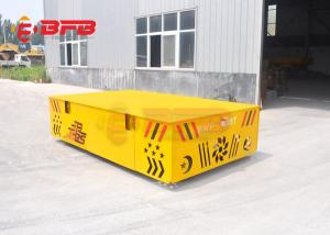 China 20m/Min Steel Platform Trolley Trackless Transfer Cart factory