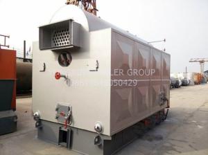 China 4 Ton Hand Feeding Biomass Fired Steam Boiler Industrial Palm Husks / Peanut Shells factory