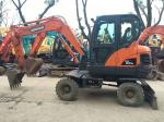 Slightly Used Doosan Excavator DX60W Mini Wheel Excavator