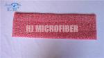 Red Dyed Yarn Twist Eco Friendly Microfiber Wet Mop Pads For Home Cleaning