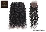 100g 8A 10 12 14 Inch Bundles Water Wave Hair Bundles With Closure