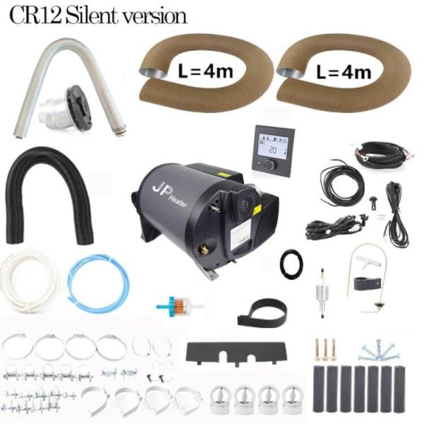 CE Certification New Version Silent Combi Diesel Heater 4KW 12V + 220V Electric