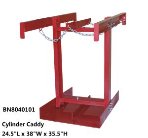 China Sturdy Gas Cylinder Caddy Medical Gas Cylinder Rack For Truck 24.5” *38” *35.5” factory