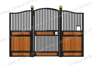 China 3.65mx3.65m hot dipping galvanized temporary horse stables horse stall factory