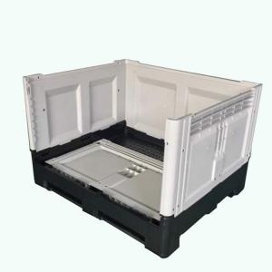 China Cunstomzied Color Collapsible Plastic Pallet Containers 700L Capacity 43kg Weight factory