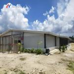 Customized Light Steel Frame House , Galvanized Steel Poultry House
