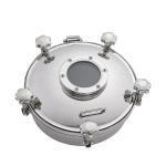 Female Thread Pressure Cast Frp Round Manhole Cover Stainless Steel for