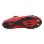 Microfiber Upper Bright Cycling Shoes Red And Black Color Low Wind Resistance