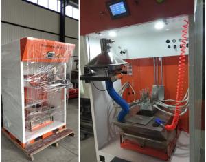 China PLC control Fast Color Change Powder Feed Center For Powder Recovery factory