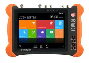 China 8 Inch 4K IPC CCTV Tester With Anti Sunlight Cover factory