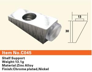 China C045 Furniture connecting fittings:Shelf Support factory
