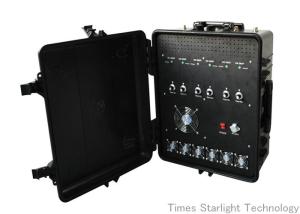 China Manpack Multi Band RF Cell Phone Signal Jammer , Mobile Phone Blocker For Military factory