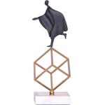 Custom Unique Gold Metal with Black Art Sports People Decorative Tabletop Crafts