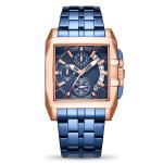 40mm Square Quartz Watches ODM Japan Movt Quartz Watches For Men OEM