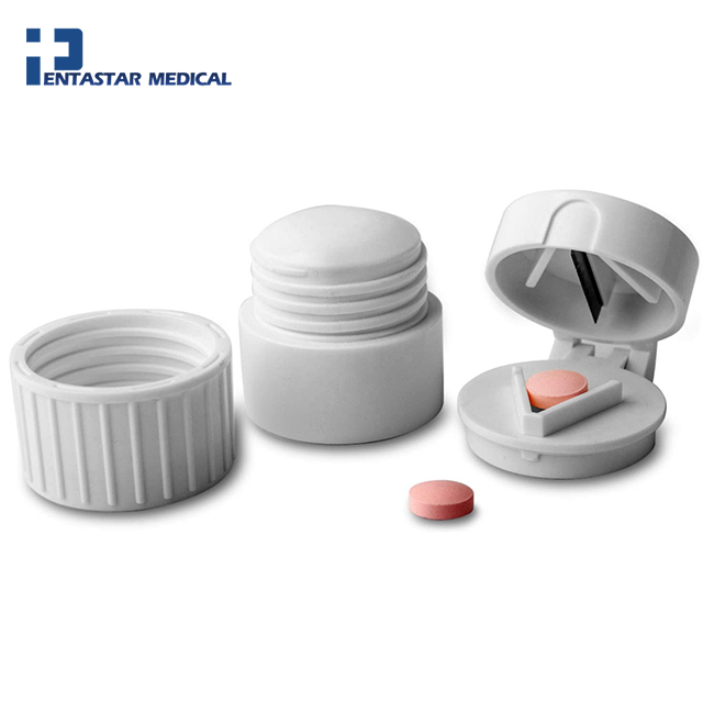 Multifunctional Plastic Pill Cutters and Crushers Round Tablet Splitter Crusher for Medicine or Vitamin