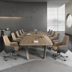 Office Furniture Room Office Conference Table Mdf Modern Office Oem Wood Veneer