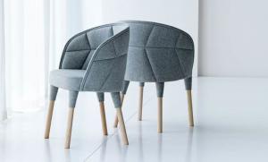 China Wooden Leg Fiberglass Dining Chair Emily Lounge Hotel Luxury Furniture factory