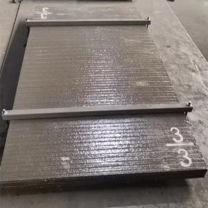China EH360 EH400 EH500 EH550 Chromium Carbide Overlay Plate Wear Plate Bimetallic Hardfacing Cladding Wear Steel Plate factory