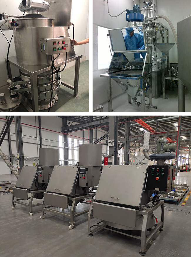TLZ Stainless Steel Dust Free Bulk Bag Unloading Station For Food Agricultural