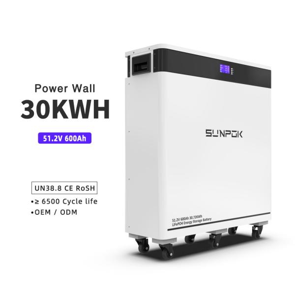 30Kwh Lithium Ion Batteries Solaire Lithium Lifepo4 Battery 48V 600Ah 10kw 15kw