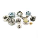 Non-Standard M6 Cage Nut in Blue Zinc Plated Carbon Steel for Customer's