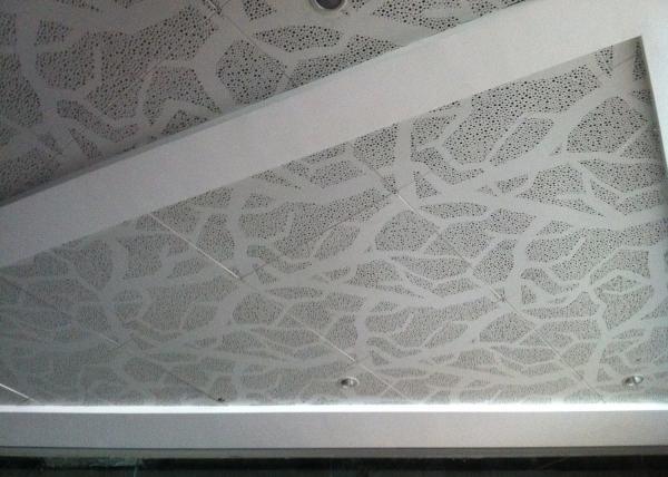 Resistance wind weather Suspended Metal Ceiling for Exterior Areas , Railway