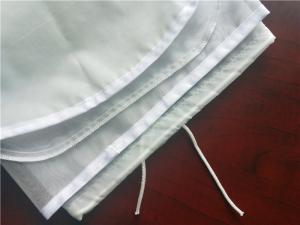 China FDA Custom size food grade nylon mesh drawstring bag tea coffee milk wine bag factory