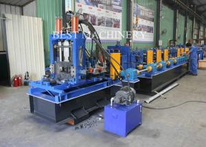 China Steel C And Z Purlin Roll Forming Machine Frame Construction 80mm - 300mm factory